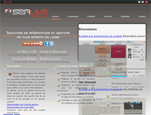 Tablet Screenshot of fr.serlive.com